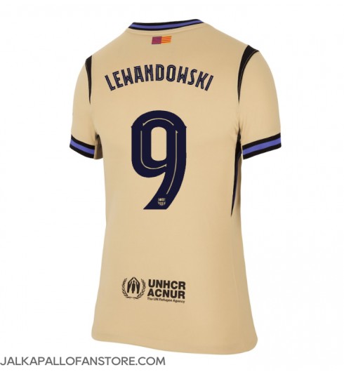 Barcelona Robert Lewandowski #9 Vieraspaita Naisten 2025-26 Lyhythihainen Barcelona Robert Lewandowski #9 Vieraspaita Naisten 2025-26 Lyhythihainen